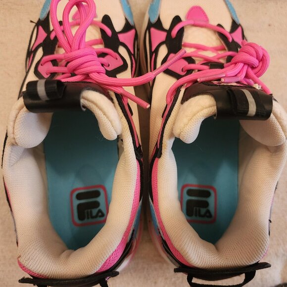 Fila Heritage Ray Tracer Apex ivory/pink/blue Sneakers US 10 - Picture 4 of 10